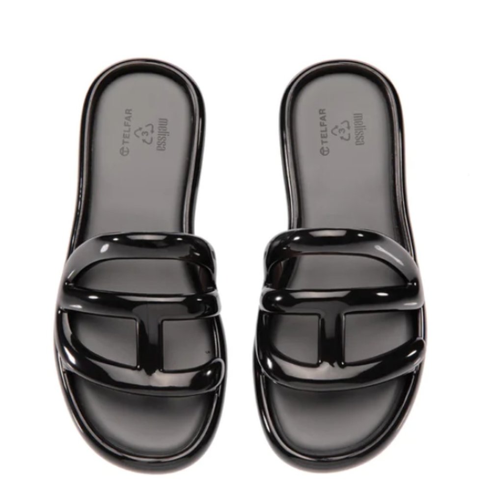 Melissa x Telfar Jelly Slide - Black (women's sizing)